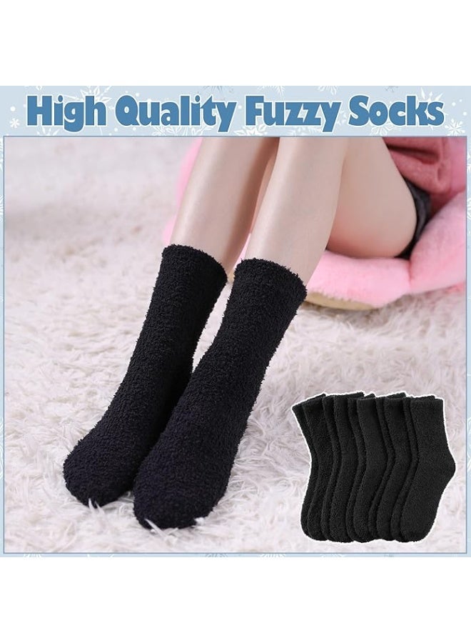 Super Soft Warm Fleece Lining Knit Non Slip Winter Socks - Image 2